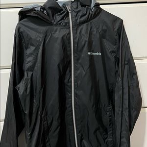 black columbia rain jacket